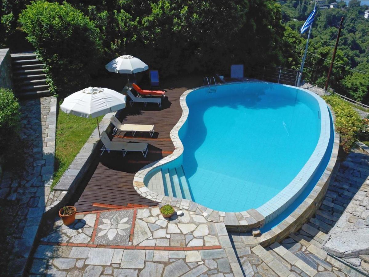Villa Tsagkarada Country Estate With Pool Esterno foto