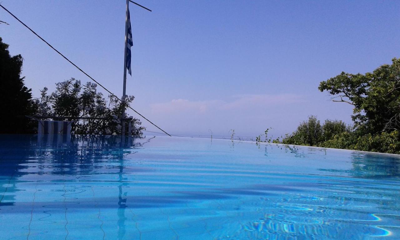 Villa Tsagkarada Country Estate With Pool Esterno foto
