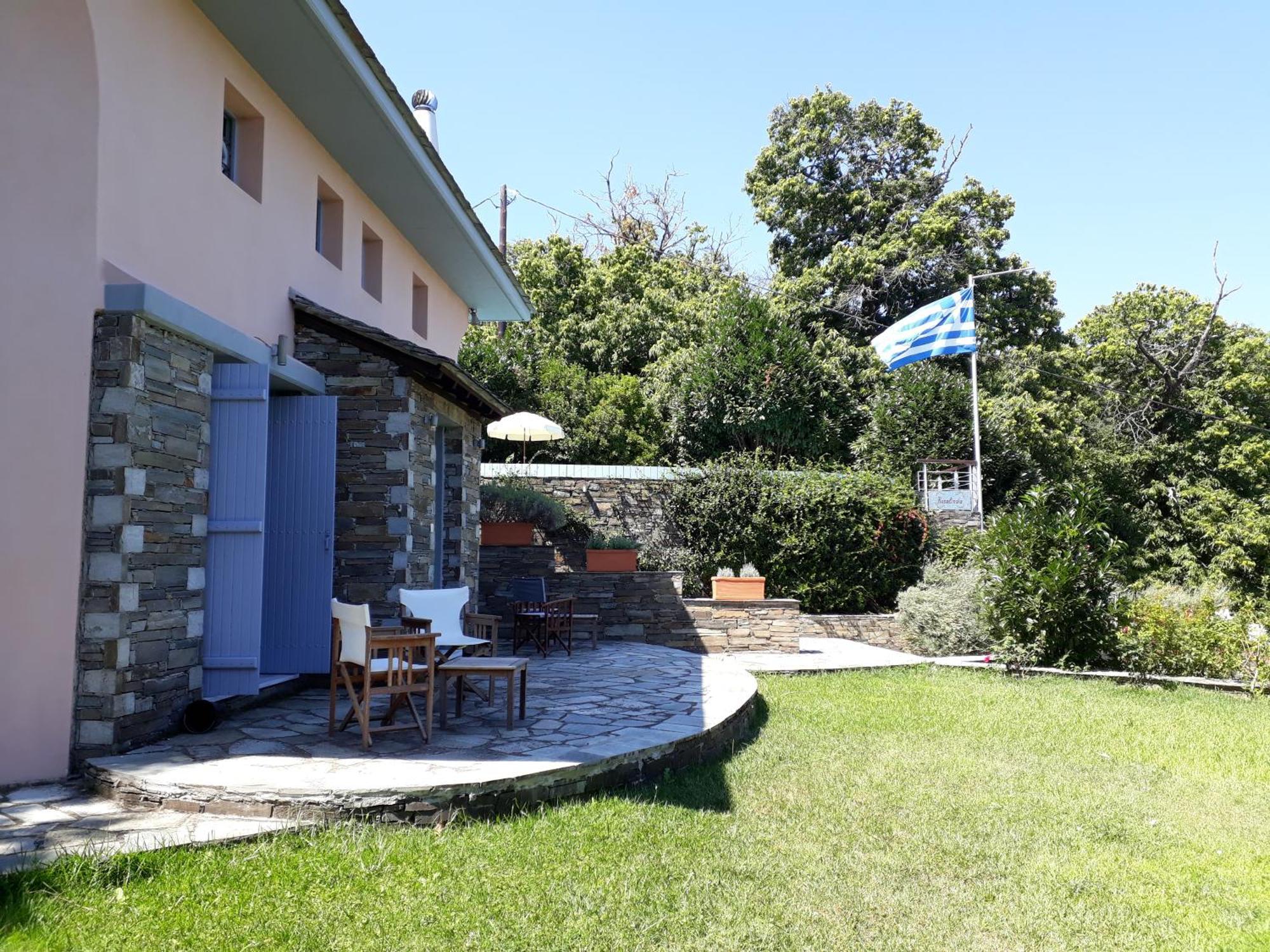 Villa Tsagkarada Country Estate With Pool Esterno foto