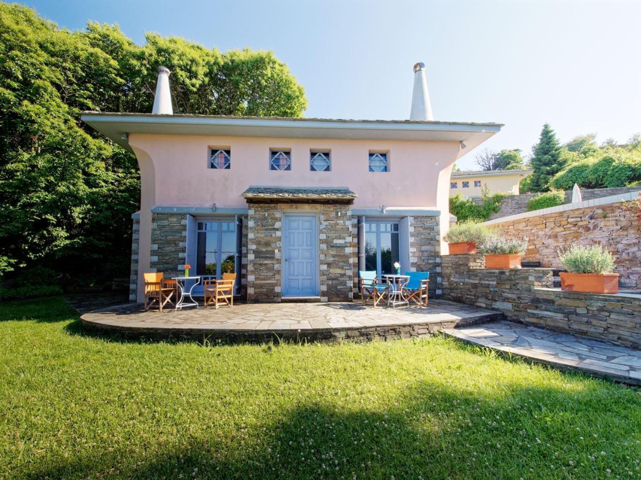 Villa Tsagkarada Country Estate With Pool Esterno foto