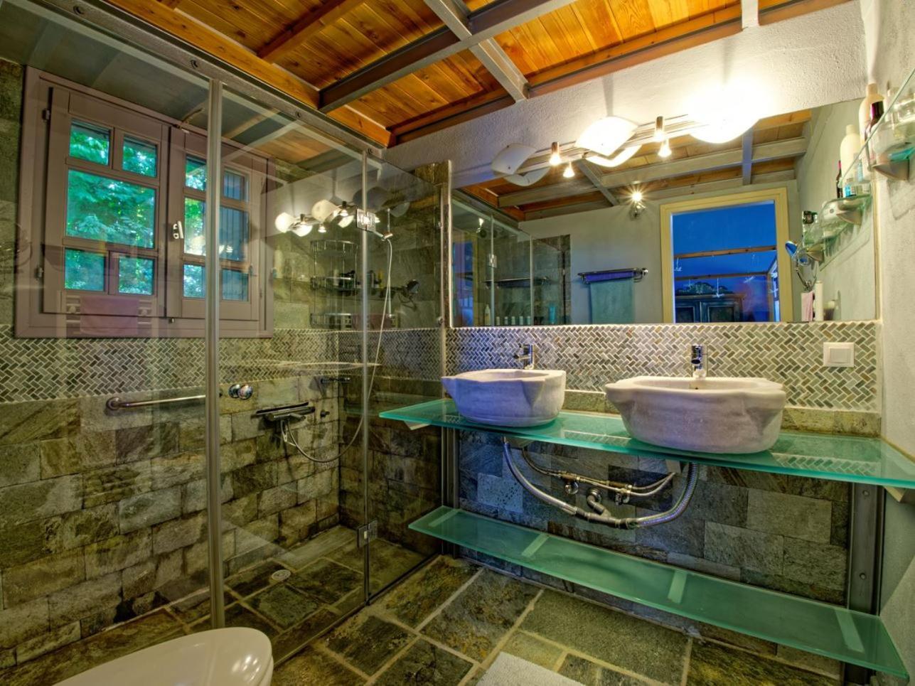 Villa Tsagkarada Country Estate With Pool Esterno foto